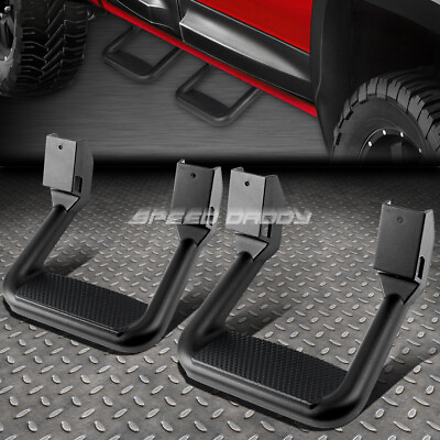 #ad 2 Aluminum Side Steps for Chevy GMC Dodge Ford Toyota Pickup Trucks SUVs Black $39.99