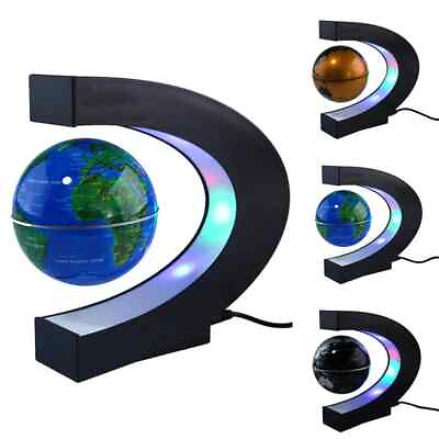 #ad Magnetic Levitation Globe Night Light 3 Inch Floating Earth Globe Map Kid#x27;s Gift $28.99