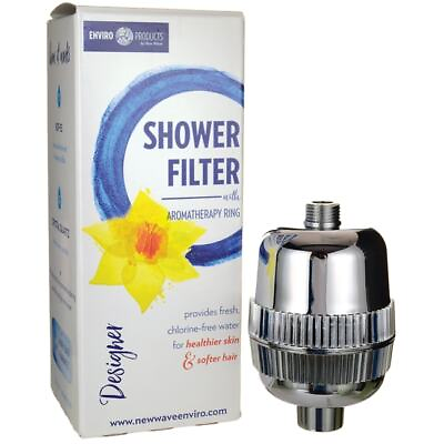 #ad New Wave Enviro Designer Shower Filter with Aromatherapy Ring 1 Unit $47.10