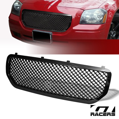 #ad For 2005 2007 Dodge Magnum Black Luxury Mesh Front Bumper Grill Grille Guard ABS $65.00