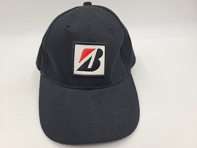 #ad Bridgestone Tires Strapback Adjustable Fits Small Hat Cap Golf Men Women Black $5.99