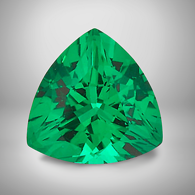 #ad Emerald Trillion Cut Gemstone 2.5 Cts 10 mm Flawless Precious Jewelry Gem $11.99