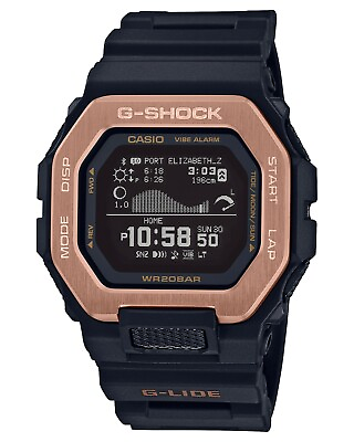 #ad Casio G Shock G LIDE Series Black Resin Band Watch GBX100NS 4D $169.50
