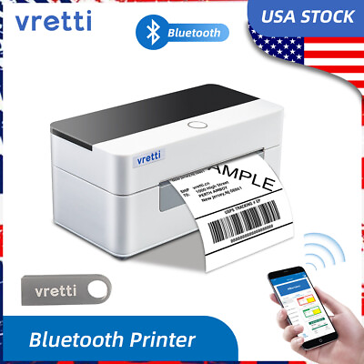#ad VRETTI Bluetooth Thermal Shipping Label Printer 4x6 POSHMARK ETSY EBAY MERCARI $59.95