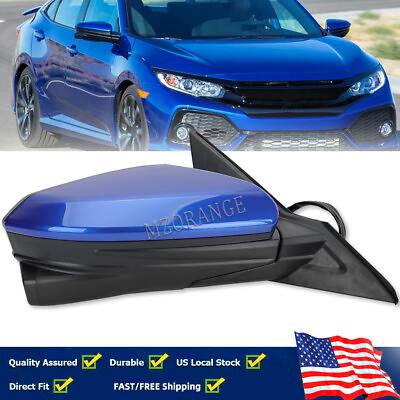 #ad Right Blue Side View Mirror Power Heated w Camera 11Pin For Honda Civic 2016 21 $104.99