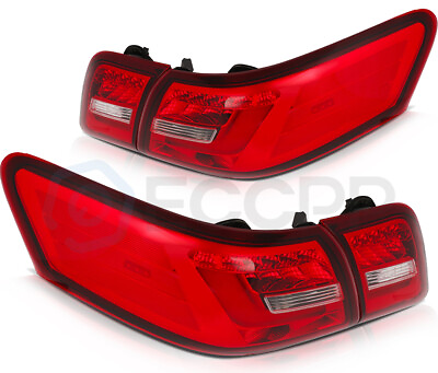 #ad Tail Lights For 2007 09 Toyota Camry Brake Lightbar Rear Lamp Red Assembly $133.99