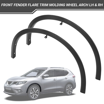 #ad Fit For 2014 2016 Nissan Rogue Left amp; Right Side Front Fender Flare Molding Trim $38.50