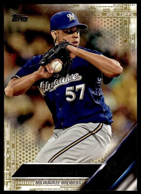 #ad 2016 Topps Gold # 2016 Francisco Rodriguez #18 Milwaukee Brewers $2.99