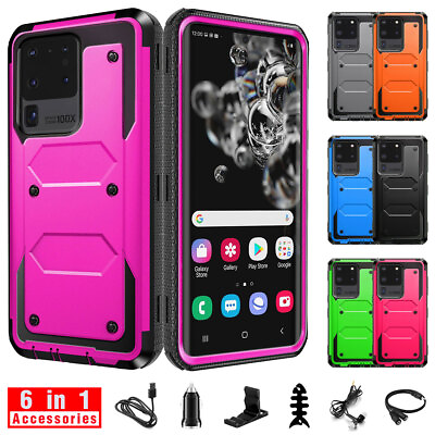 #ad For Samsung Galaxy S20 S20 Ultra 5G Case Shockproof Silicone Cover Accessories $11.79