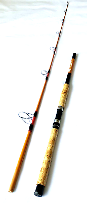 #ad Kencor 49 70MS 7’ Tenlew Magnaglas 12 40Lb Spinning Fishing Rod Made In USA RARE $474.99