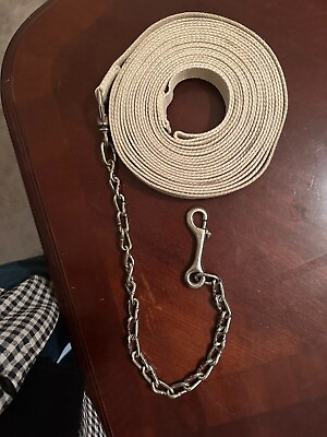 #ad Weaver Flat Cotton Lunge Line With Snap $10.00