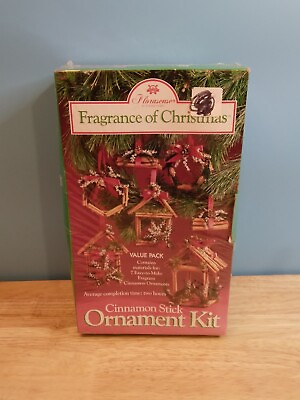 #ad Florasense Fragrance of Christmas Cinnamon Stick Ornament Kit vintage crafts 92 $13.49