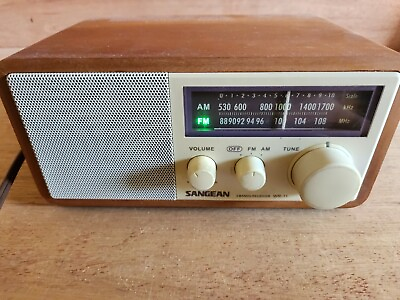 #ad Sangean WR 11 Radio Receiver AM FM 2 Bands Tabletop Tested Works See Video $41.46
