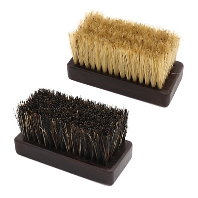 #ad Boar Bristle Beard Brush Hand Scrubbing Brush Square Brush for Walnut $12.58