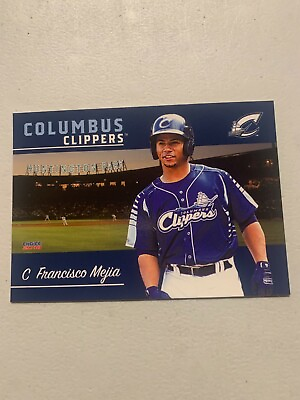 #ad Francisco Mejia 2018 Columbus Clippers Team Card $4.21