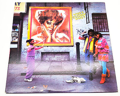 #ad Aretha Franklin Who#x27;s Zoomin#x27; Who? 33 RPM LP Record Arista 1985 Y $6.99