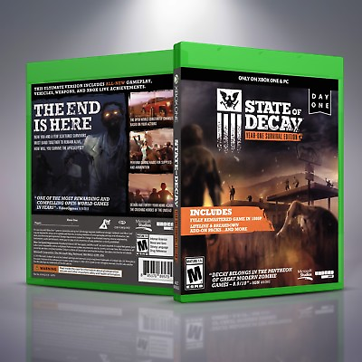 #ad State of Decay: Year One Survival Custom Xbox One Cover and Case. NO GAME $11.99