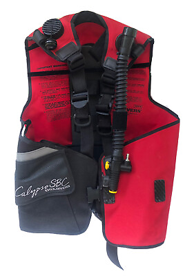 #ad Scuba Vest Calypso SBC U.S. Divers Red size Medium “New” Quality Safety Style $119.95
