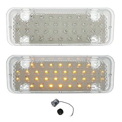 #ad Pair LED Parking Turn Lights Clear Lens w Flasher for 1971 1972 Chevy Truck $92.99