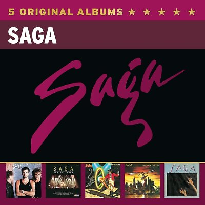 #ad Saga 5 Original Albums Vol.1 CD $35.94