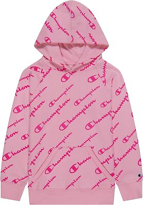 #ad Champion Kids Clothes Sweatshirts Girls Youth Heritage Fleece Pull On Hoody Swea $48.98
