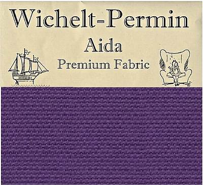 #ad Wichelt Imports PREMIUM Cross Stitch Fabric AIDA 16ct 18quot; X 25quot; LILAC Purple $19.69
