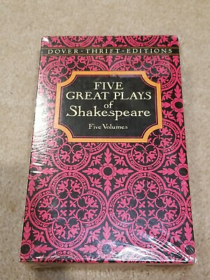#ad Rare To Find 1993 Five Great Plays of William Shakespeare: Dover $9.95