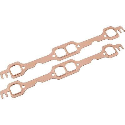 #ad Copper Exhaust Gasket D Port Heads Fits Chevy Small Block $31.99