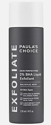 #ad Paulas Choice 4 oz Bottle BHA Liquid Salicylic Acid Exfoliant $18.49
