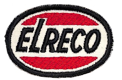 #ad Elreco Eldorado Refinery Vintage Machine Embr. Patch 2quot; x 3quot; c1950#x27;s Scarce $24.99