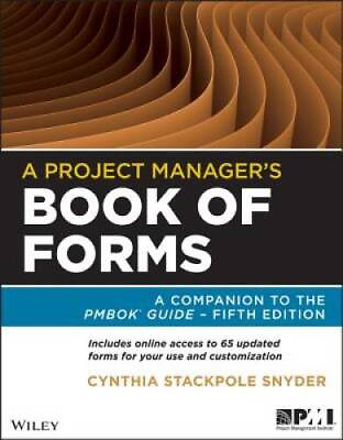 #ad A Project Managers Book of Forms: A Companion to the PMBOK Guide ACCEPTABLE $4.48