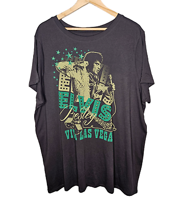 #ad Torrid ELVIS Presley Plus Size T Shirt NEW Licensed amp; Official Viva Las Vegas 3X $32.99