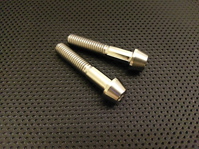 #ad ZX6R Titanium Fork Bottom Pinch Bolts 13 16 Taper Allen Heads Ti Front Wheel GBP 13.15