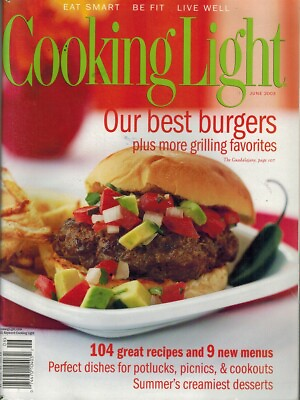 #ad COOKING LIGHT JUNE 2003 VOL. 17 NO 5 Single Issue Magazine $18.99