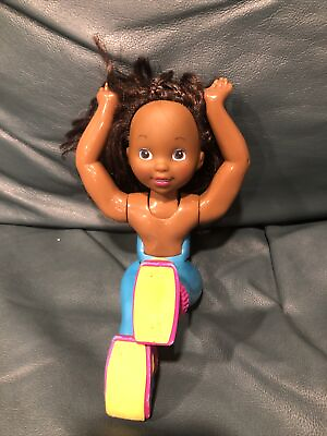 #ad VTG 1998 Toy Biz Star Gymnast Jamie Flipping Doll African American $10.00