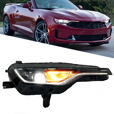 #ad Passenger Headlight For 19 24 Chevrolet Camaro SS 1SS 2SS RS Chevy Head Lamp RH $799.00
