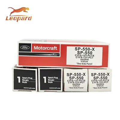 #ad Set of 4 Genuine OEM SP550X Iridium Spark Plug CYFS12YPCTX SP550 $25.20