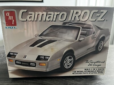 #ad 89Camaro Iroc Z 28 Model Car Kit By AMT 1 25th Scale. C $150.00