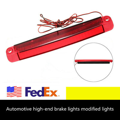 #ad Universal High end Car 18LED Tail Third Brake Light Reversing Light 12V Red 1210 $16.89