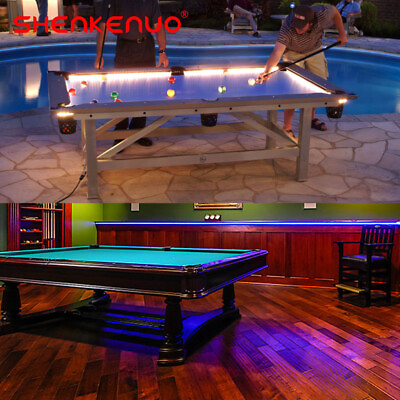 #ad 16.4Ft 300LED Pool amp; Billiard Table Lighting KIT light your Outdoor Pool Table $24.41