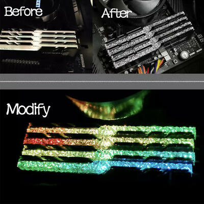 #ad Mod RAM Light Guide Bar DIY Kit G Skill Trident Z RGB to Royal Series Band WU $6.99