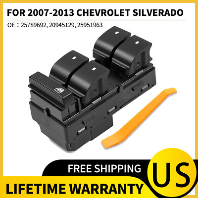 #ad Master Power Window Door Switch For 2007 2013 Chevrolet Silverado 20945129 1500 $18.66