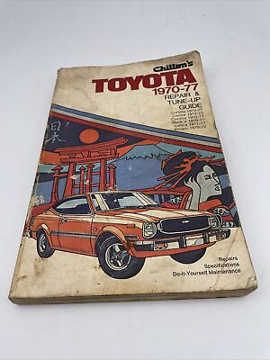 #ad Chilton#x27;s Toyota Repair and Tune Up Guide 1970 77 6617 vintage service manual $15.00