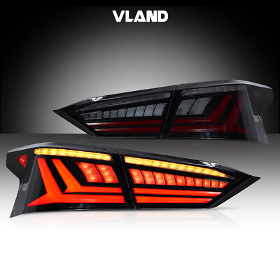 VLAND For 2019 2021 Toyota Avalon Tail Lights Smoke Lens Sequential Left＆Right $259.99