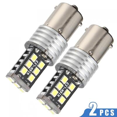 #ad 2X 1156 BA15S P21W 15 SMD 2835 LED Car Bulbs Auto Brake Lamp Turn signal Light $8.15