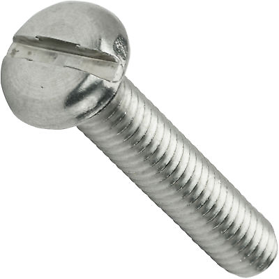 #ad 4 40 Pan Head Machine Screws Slotted Drive Stainless Steel All Sizes Available $15.72