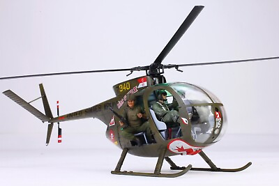 #ad Pre Order OH 6A Cayuse w 04 Crews in Vietnam war 1:35 Pro Built Model $450.00