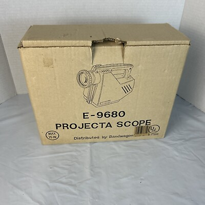 #ad Vintage Projecta Scope E 9680 Art Drawing Tracing Projector w Original Box $19.90