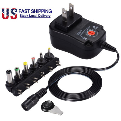 #ad Power Adapter for AC Input 100 240 Volts 12W 3V 12V Universal AC to DC Supply $10.39