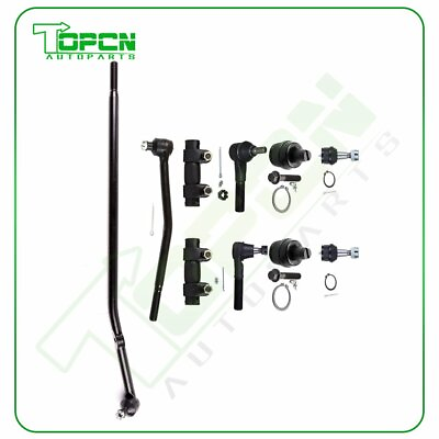 #ad 10Pcs Front Ball Joints Center Link Tie Rods Steering For 2003 2004 Ford E 150 $82.12